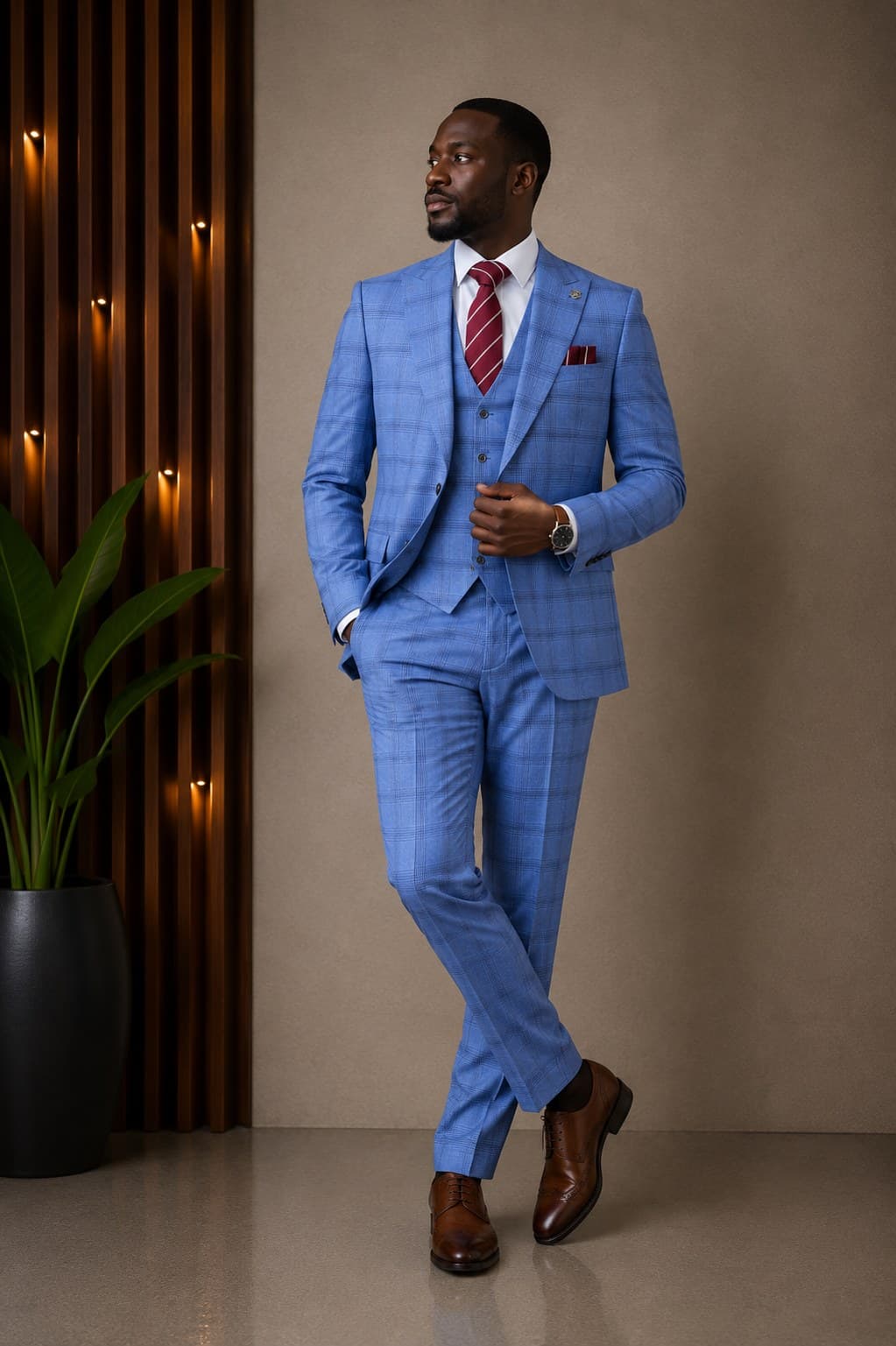 Pinstripes Tuxedo 3 Piece