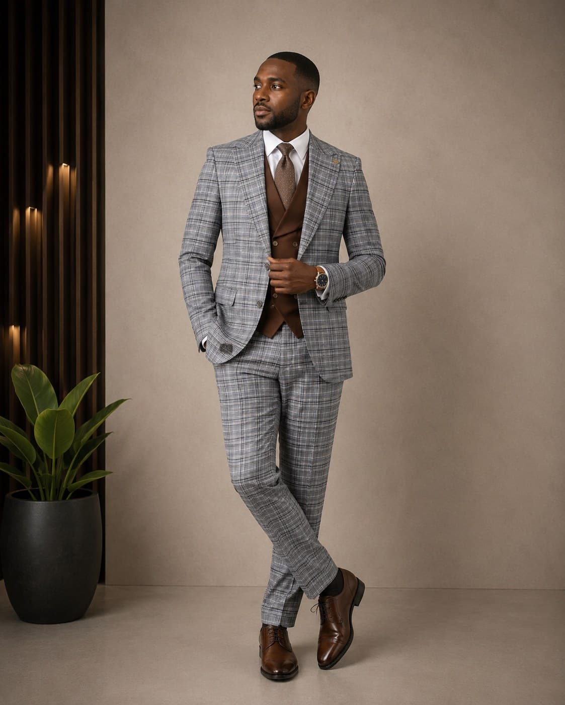 Pinstripes Tuxedo 3 Piece