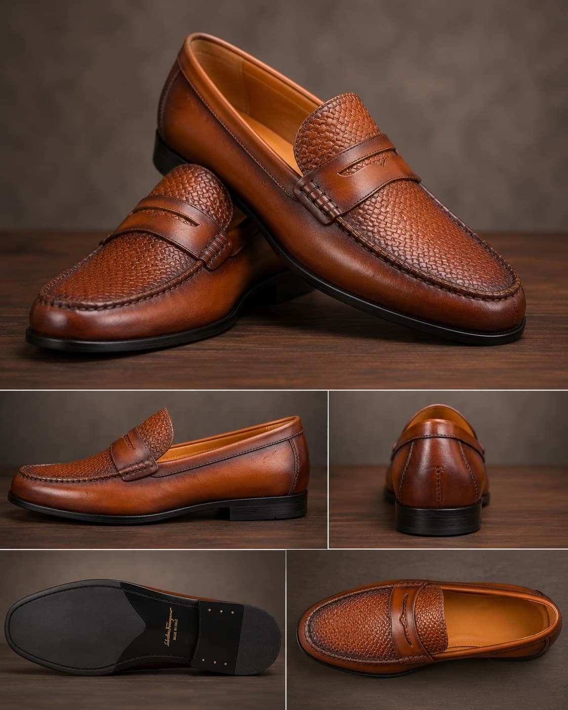 Leather Penny Brown Loafer