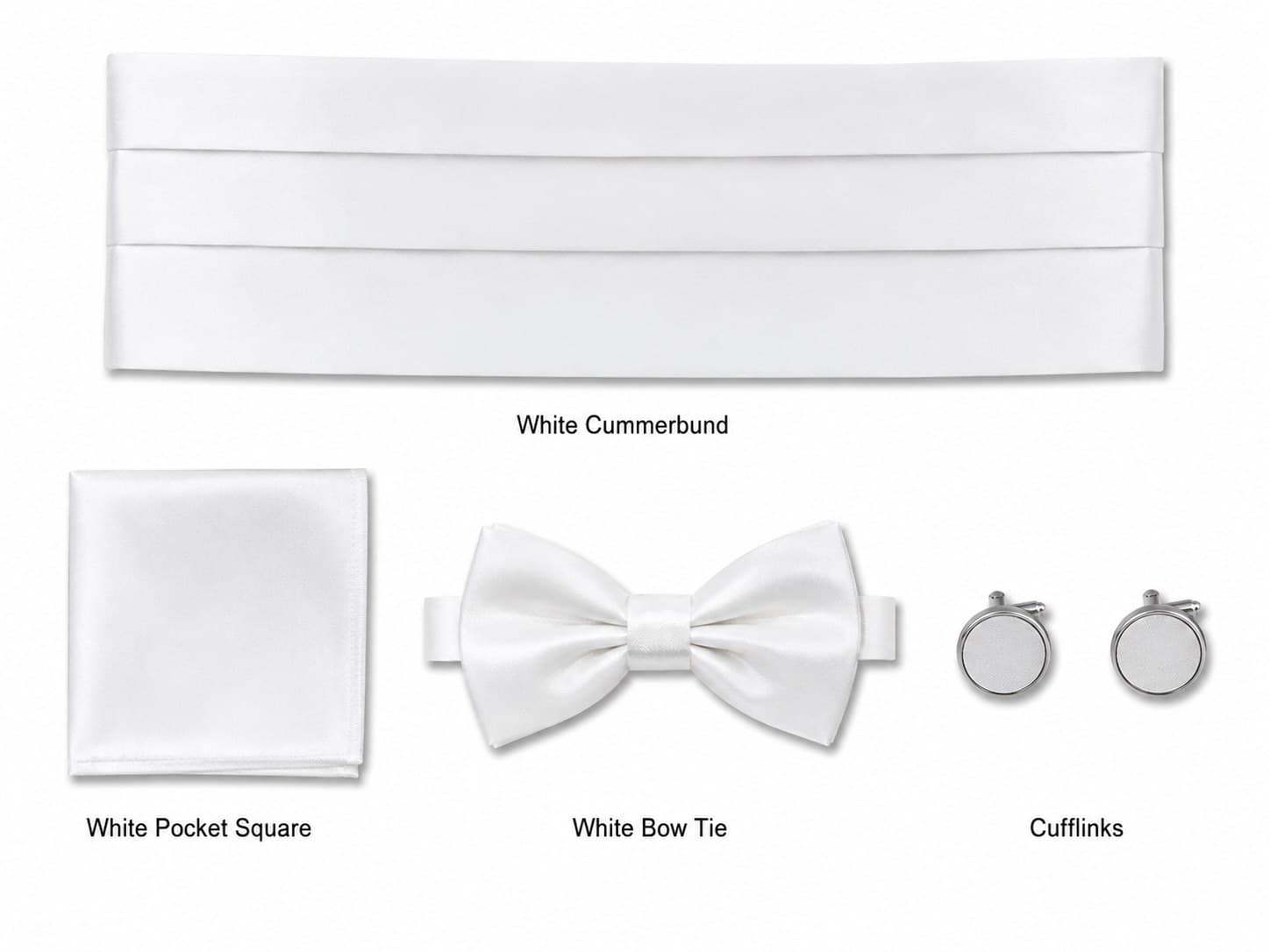 Cummerbund and bow tie set